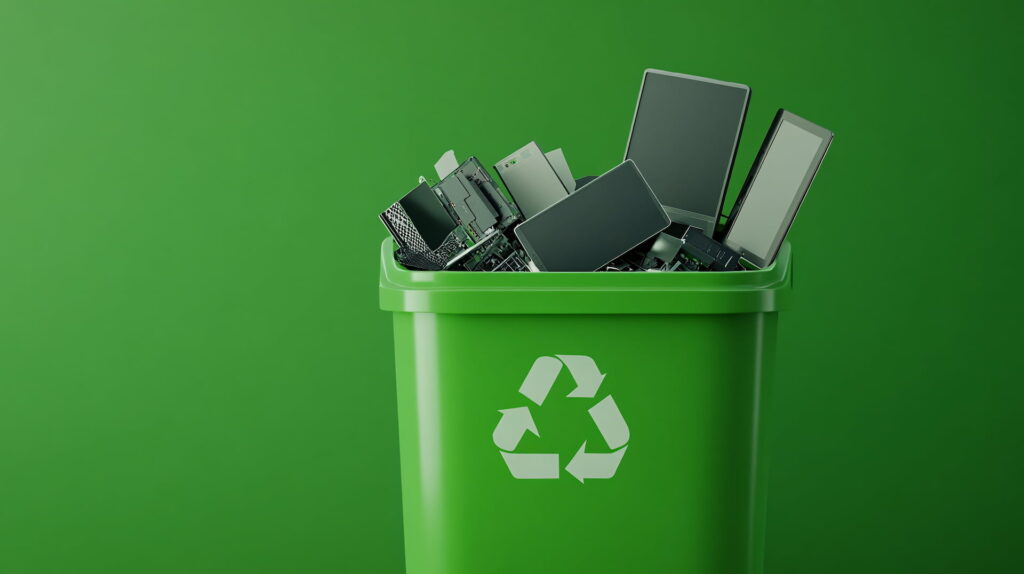 Recycle old computers and laptops securely the UK