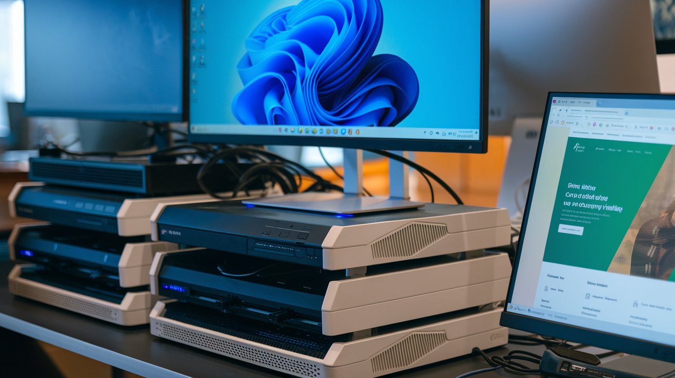 Desktop computer recycling the UK